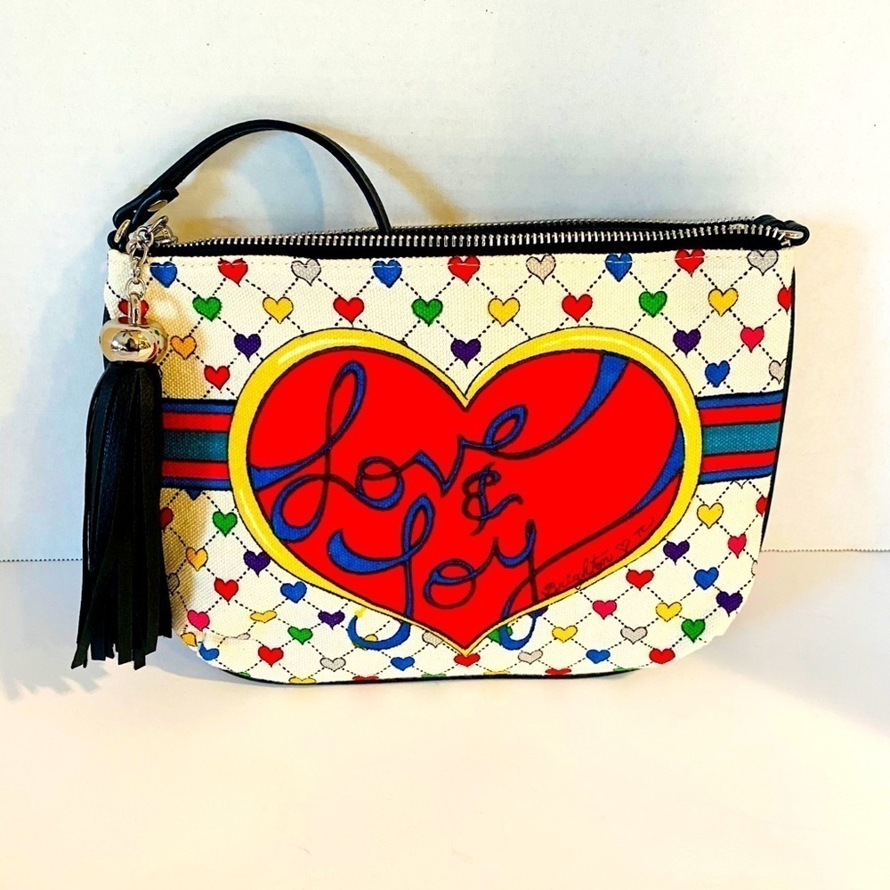 Brighton Love and Joy Rainbow Heart Purse